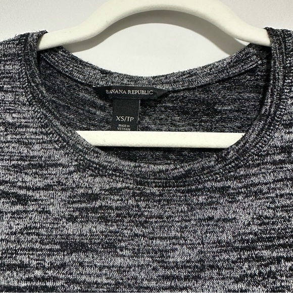 Banana Republic Dark Grey Bodycon Long-sleeve Dress Size XS - Picture 2 of 5